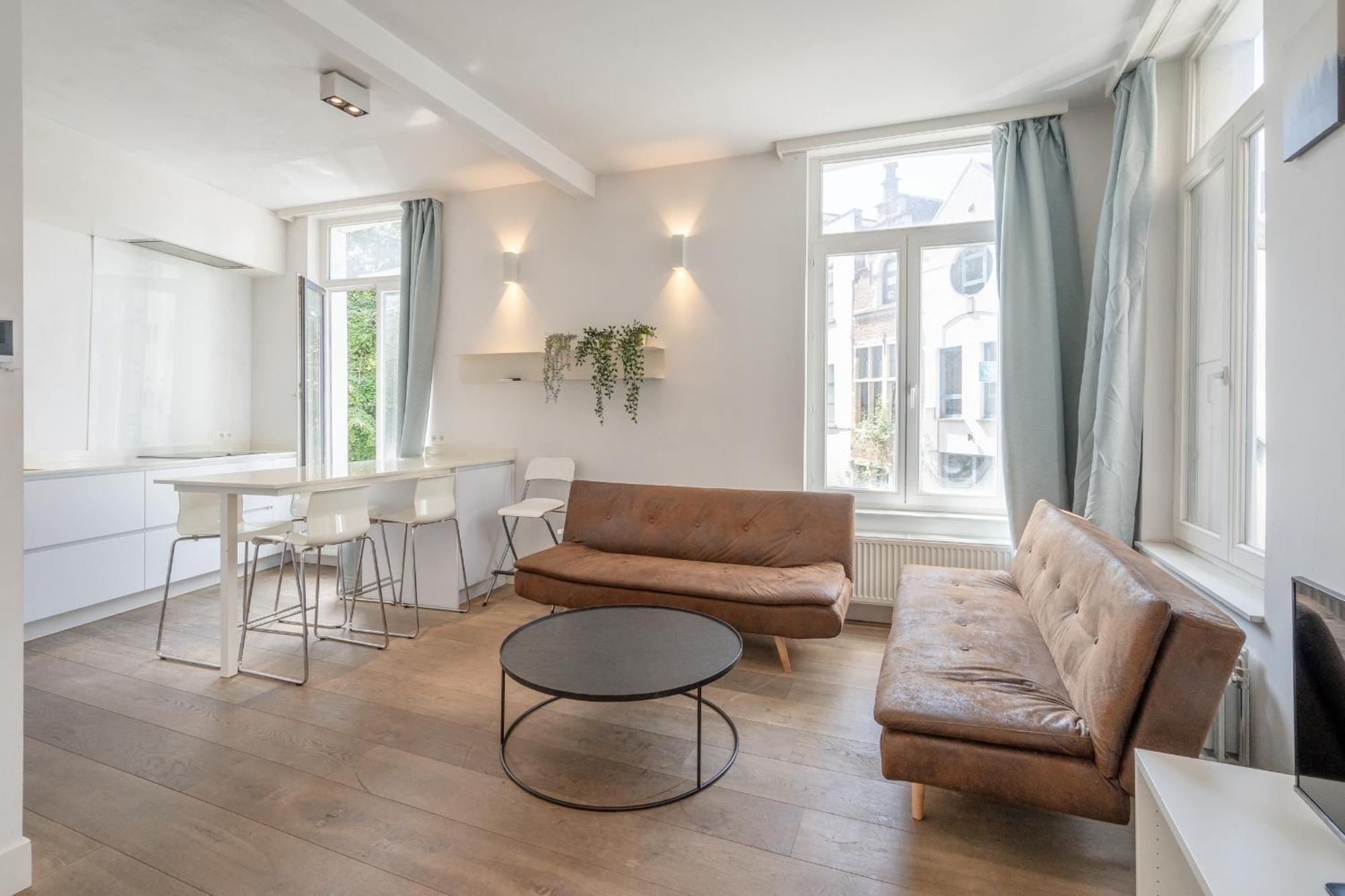 Light Modern Apartment In The Heart Of Antwerp Luaran gambar